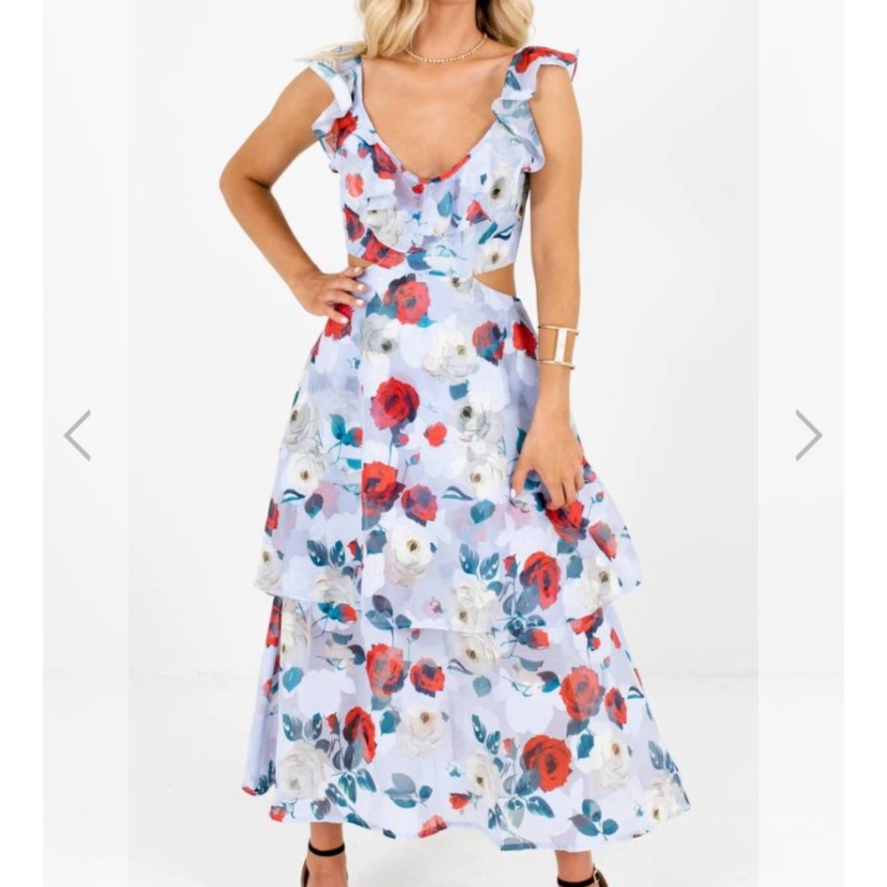 Bella Ella Boutique a Dozen Roses Dress